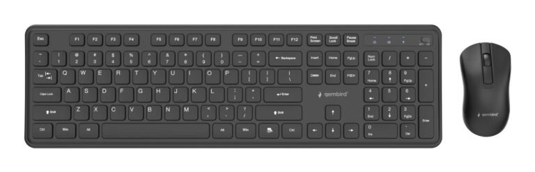 Gembird +Mouse ENG BK (KBS-WPS-01)