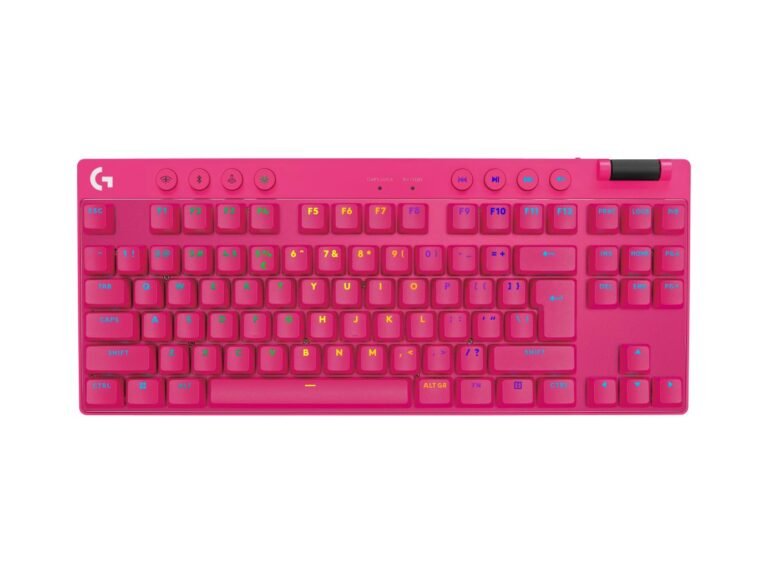 Logitech PRO X TKL, rožinė