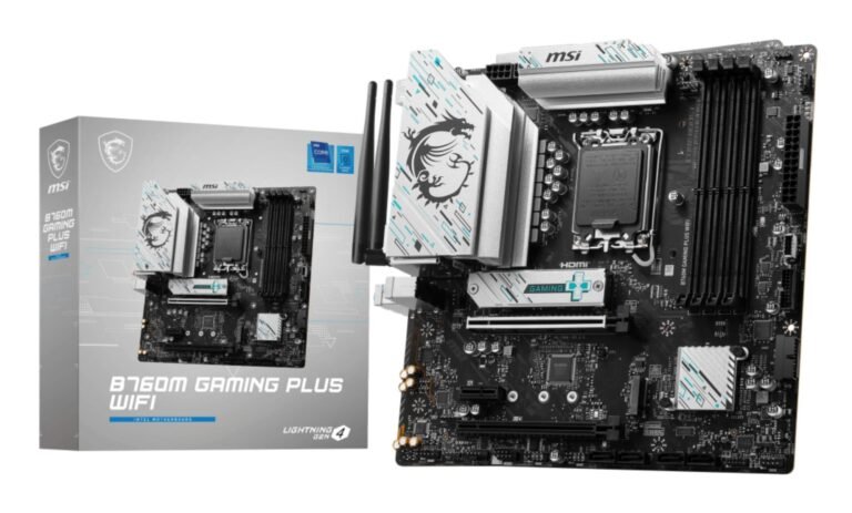 MSI LGA1700 Micro-ATX DDR5 (B760MGAMINGPLUSWIFI)