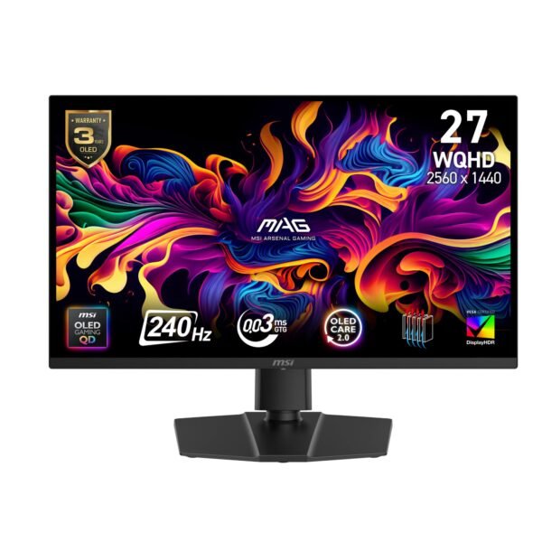 MSI MAG 271QP QD OLED X24 26.5" Wide Quad HD