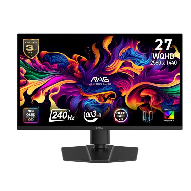 MSI MAG 271QP QD OLED X24 26.5" Wide Quad HD