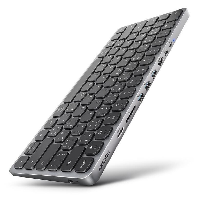 Axagon + I O HUB 9IN1 0.6M (HMC-KB-US)