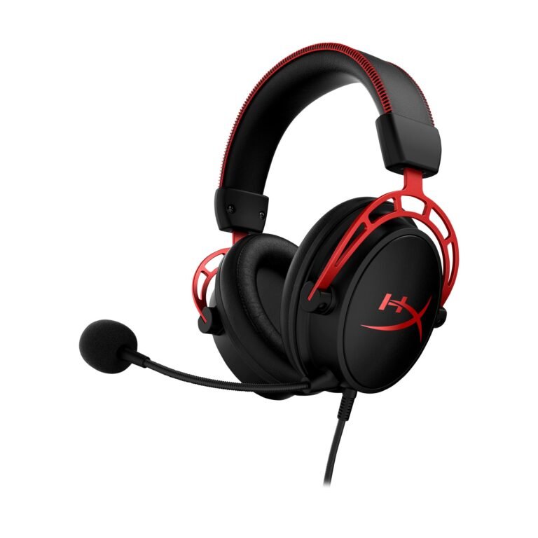 HyperX Cloud Alpha Hx-Hsca-Rd EM, raudona