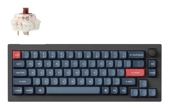 Keychron V2 MAX RGB Carbon, juoda
