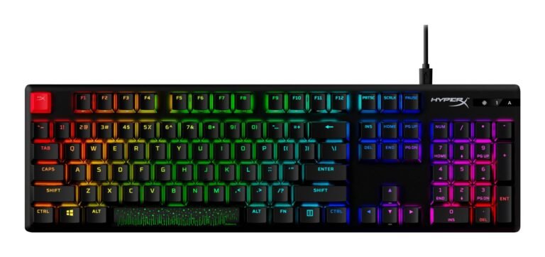 HyperX Alloy Origins PBT HX, mėlyna