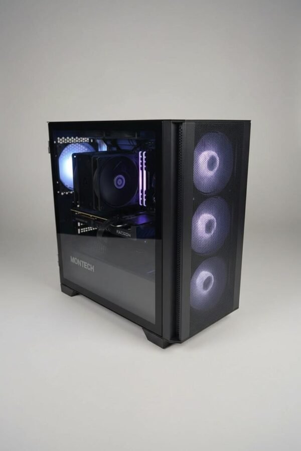 Ryzen 7 7700 + RX 9060 XT 16GB žaidimų kompiuteris