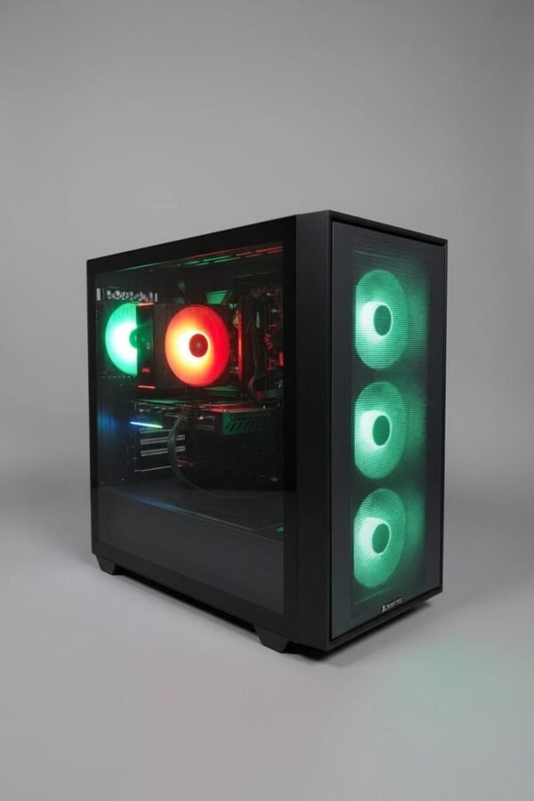 Ryzen 7 7700 + RX 9060 XT 16GB žaidimų kompiuteris