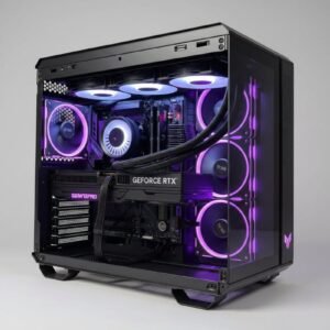 Ryzen 7 9800X3D + RTX 5080 žaidimų kompiuteris