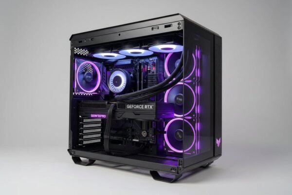 Ryzen 7 9800X3D + RTX 5080 žaidimų kompiuteris