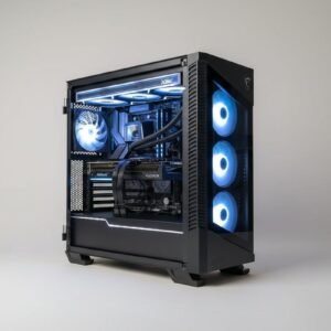 Ryzen 7 9800X3D + RX 9070 XT žaidimų kompiuteris